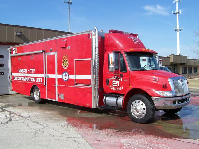 Decon 21. MABAS/ITTF asset staffed by Roberts Park personnel